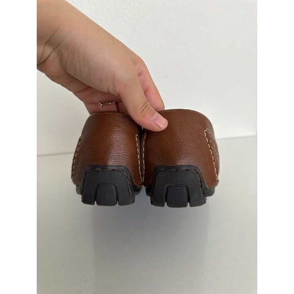 Cole Haan Kolin Limit Tan Tumbled Penny Loafer Pebbled Leather Brown Men's 13 - Picture 7 of 11